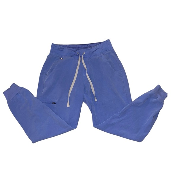 Figs Zamora Jogger Scrub Pants Ceil Blue XS Technical Collection - Picture 1 of 6